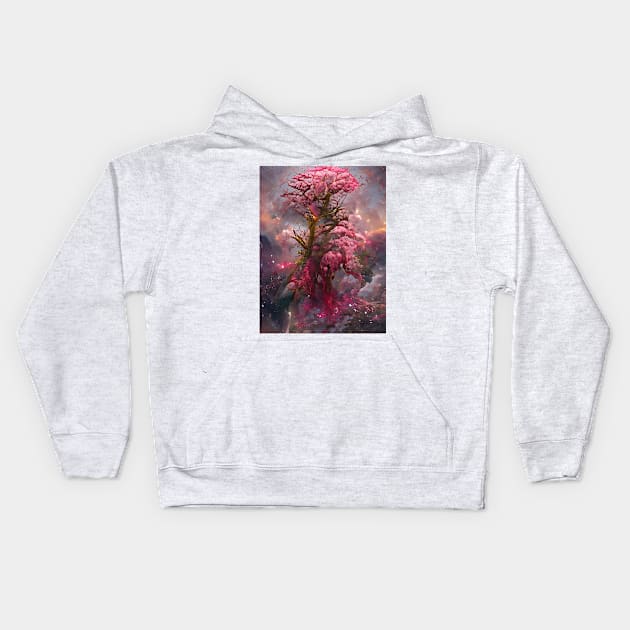 Tree of Woe in the Galaxy Kids Hoodie by ArtStudioMoesker